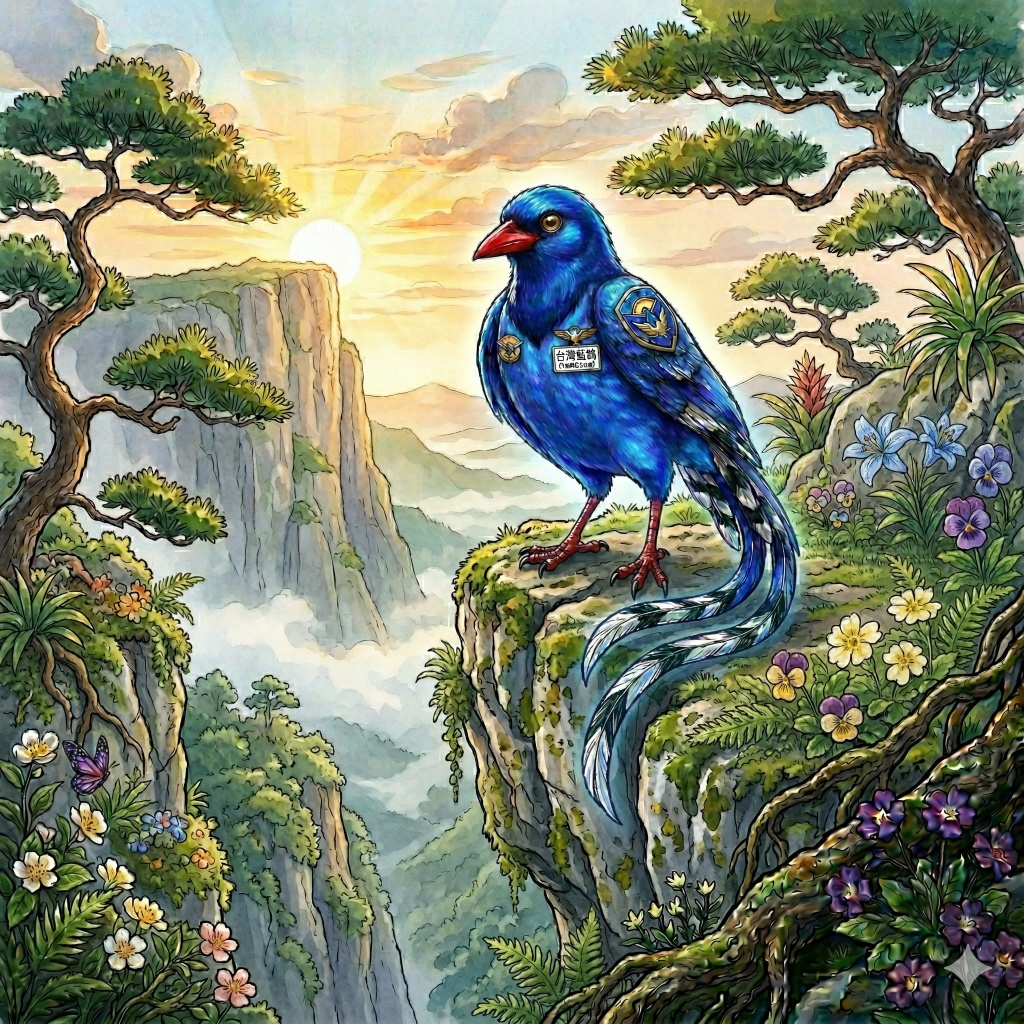 閃閃 — 台灣藍鵲飛行員